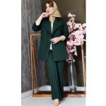 ست کت شلوار یقه آمریکایی - مانتو پاتریس رشت