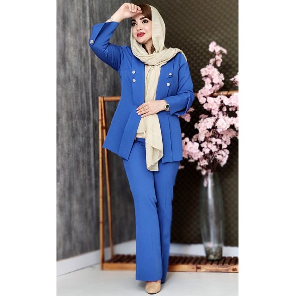 ست کت شلوار لمه ژاکارد