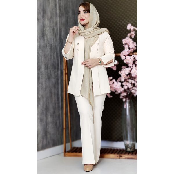 ست کت شلوار لمه ژاکارد