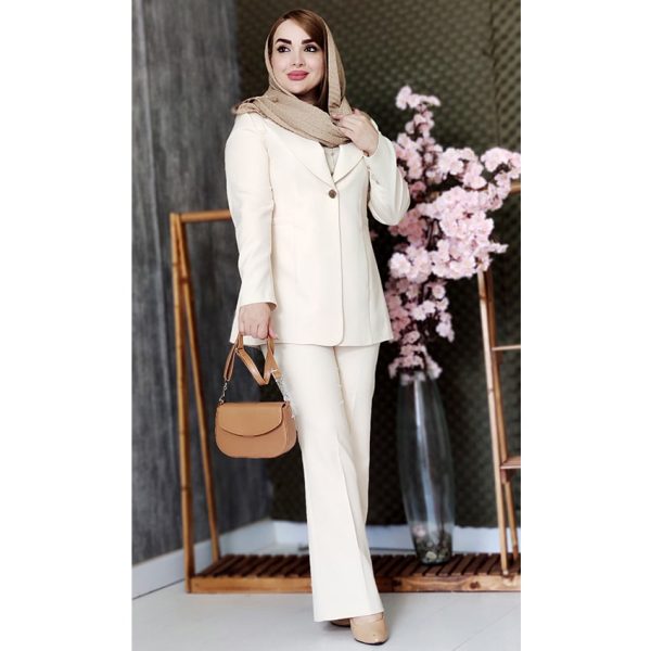 ست کت شلوار پرچ دار - مانتو پاتریس رشت