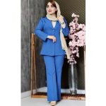 ست کت شلوار پرچ دار - مانتو پاتریس رشت