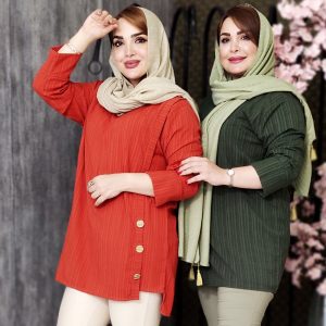 تونیک کراش 3 دکمه - مانتو پاتریس رشت