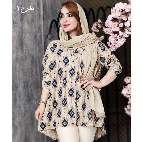 تونیک کریشه چاپی - مانتو پاتریس رشت