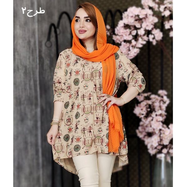 تونیک کریشه چاپی - مانتو پاتریس رشت