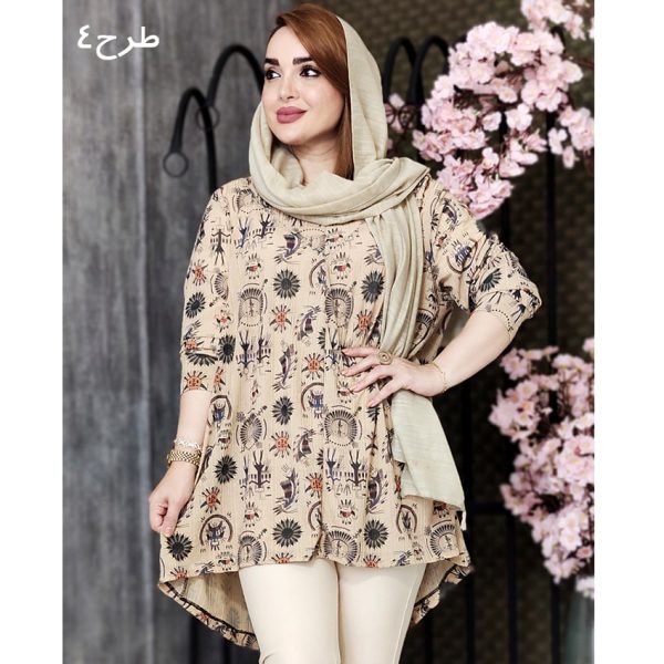 تونیک کریشه چاپی - مانتو پاتریس رشت