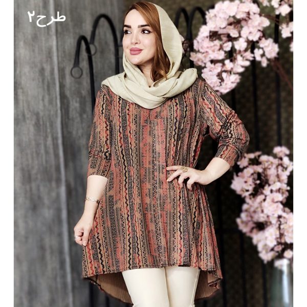 تونیک کریشه طرحدار -مانتو پاتریس رشت