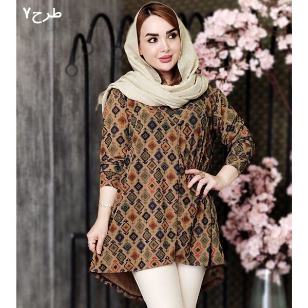 تونیک کریشه طرحدار -مانتو پاتریس رشت