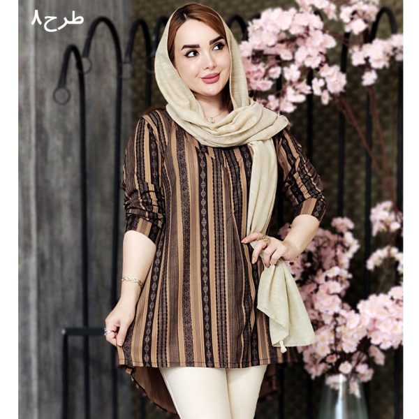 تونیک کریشه طرحدار -مانتو پاتریس رشت