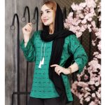 شومیز پلوتی طرحدار - مانتو پاتریس رشت