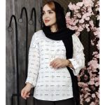 شومیز پلوتی طرحدار - مانتو پاتریس رشت