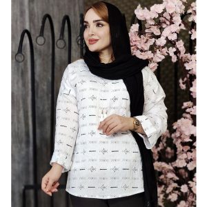 شومیز پلوتی طرحدار - مانتو پاتریس رشت