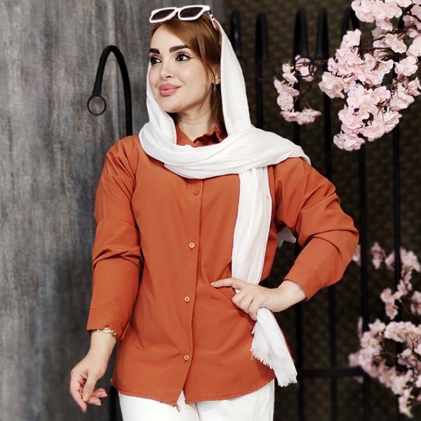 مانتو بیسیک رنگی 24900371 - Image 5