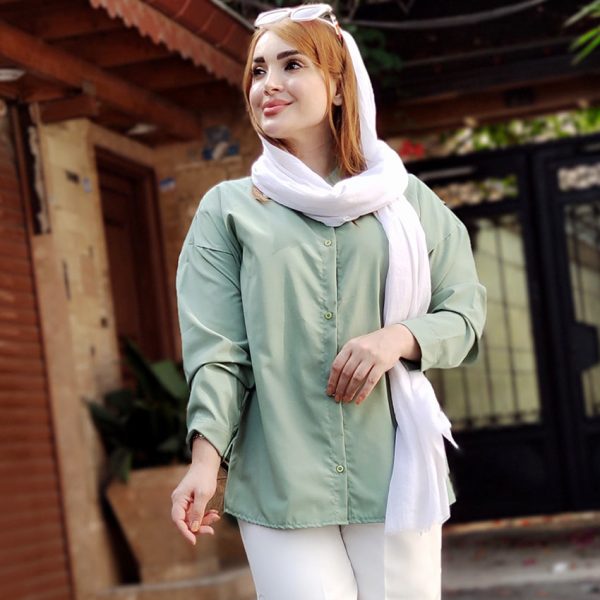 مانتو بیسیک رنگی 24900371 - Image 4