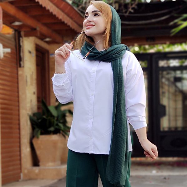 مانتو بیسیک رنگی 24900371 - Image 7