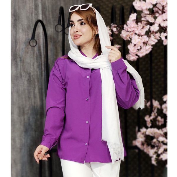 مانتو بیسیک رنگی 24900371 - Image 2