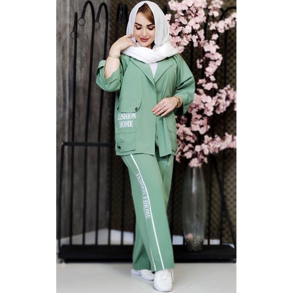 ست مانتو شلوار فشن داکرون - مانتو پاتریس رشت