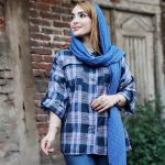 مانتو چهارخونه 2 جیب - مانتو پاتریس رشت