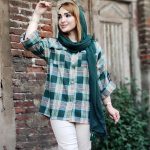 مانتو چهارخونه 2 جیب - مانتو پاتریس رشت