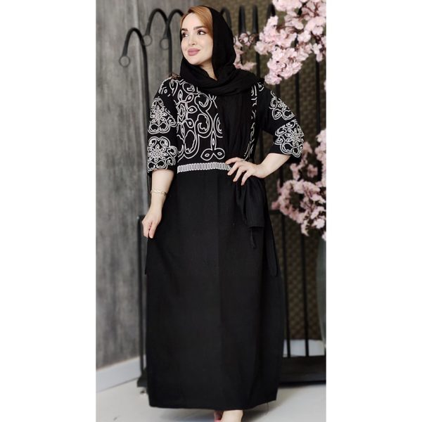 پیراهن لینن چاپی - مانتو پاتریس رشت