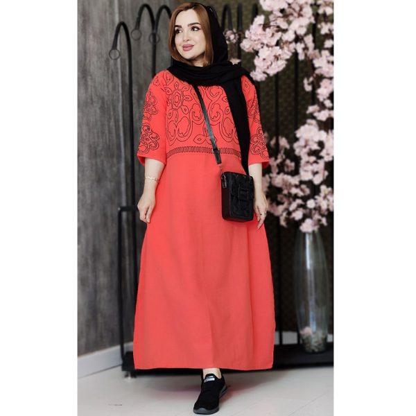 پیراهن لینن چاپی - مانتو پاتریس رشت