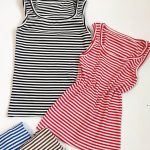 تاپ حلقه ای فانریپ راه راه - مانتو پاتریس رشت