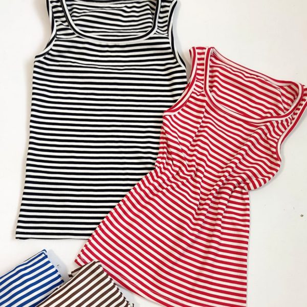 تاپ حلقه ای فانریپ راه راه - مانتو پاتریس رشت