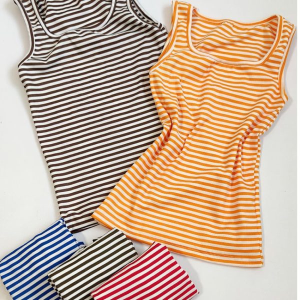 تاپ حلقه ای فانریپ راه راه - مانتو پاتریس رشت