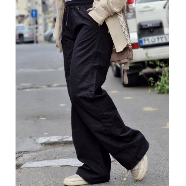 شلوار بگ لینن