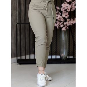 شلوار مام زیتونی - مانتو پاتریس رشت