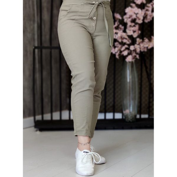 شلوار مام زیتونی - مانتو پاتریس رشت