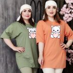 تیشرت لانگ خرس سفید - مانتو پاتریس رشت