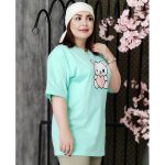 تیشرت لانگ خرس سفید - مانتو پاتریس رشت