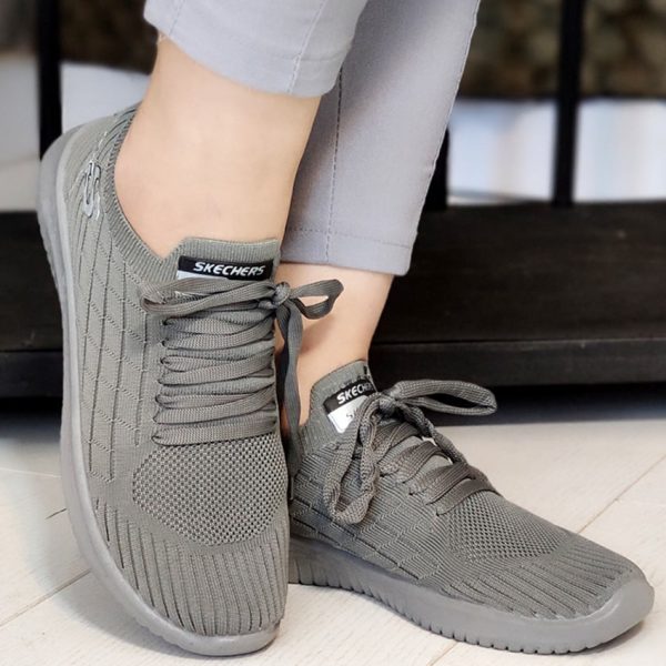 کتونی اسکیچرز طوسی - مانتو پاتریس رشت