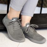 کتونی اسکیچرز طوسی - مانتو پاتریس رشت