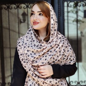 شال پلیسه گلدار -مانتو پاتریس رشت