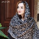 شال پلیسه گلدار -مانتو پاتریس رشت