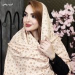 شال پلیسه گلدار -مانتو پاتریس رشت
