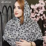 شال پلیسه گلدار -مانتو پاتریس رشت