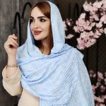 شال پلیسه لوزی خطی - مانتو پاتریس رشت