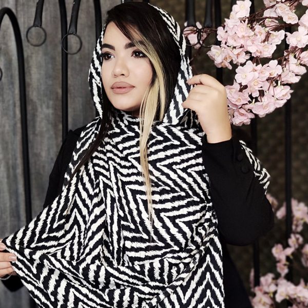 شال پلیسه طرحدار - مانتو پاتریس رشت