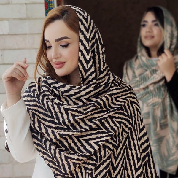 شال پلیسه طرحدار - مانتو پاتریس رشت