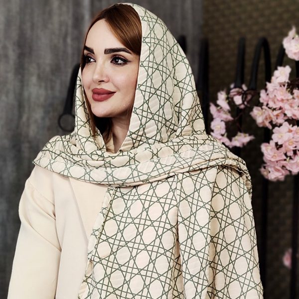 شال پلیسه لوزی خطی - مانتو پاتریس رشت