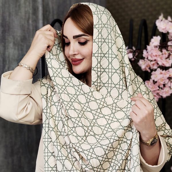 شال پلیسه لوزی خطی - مانتو پاتریس رشت