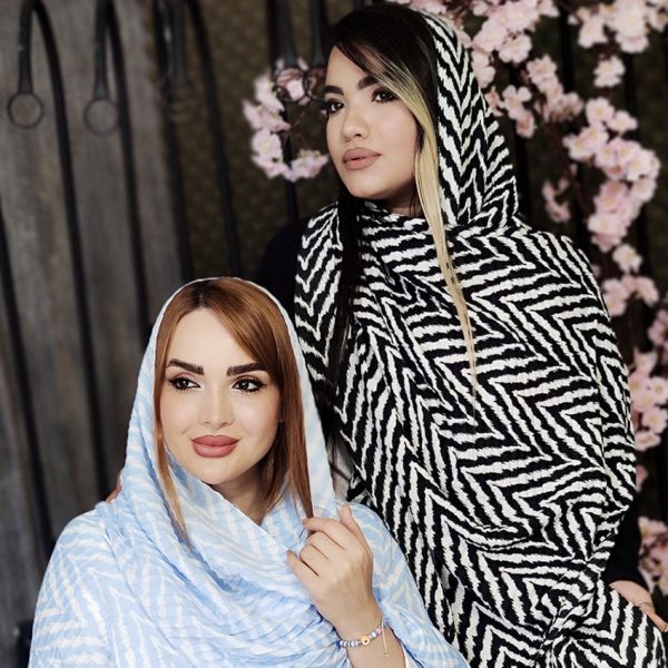 شال پلیسه طرحدار - مانتو پاتریس رشت