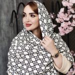 شال پلیسه لوزی خطی - مانتو پاتریس رشت