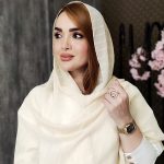 شال حریر راه راه - مانتو پاتریس رشت