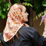 مینی اسکارف گل گلی - مانتو پاتریس رشت