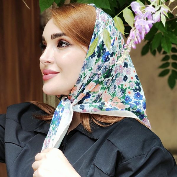 مینی اسکارف گل گلی - مانتو پاتریس رشت