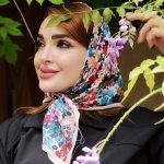 مینی اسکارف گل گلی - مانتو پاتریس رشت