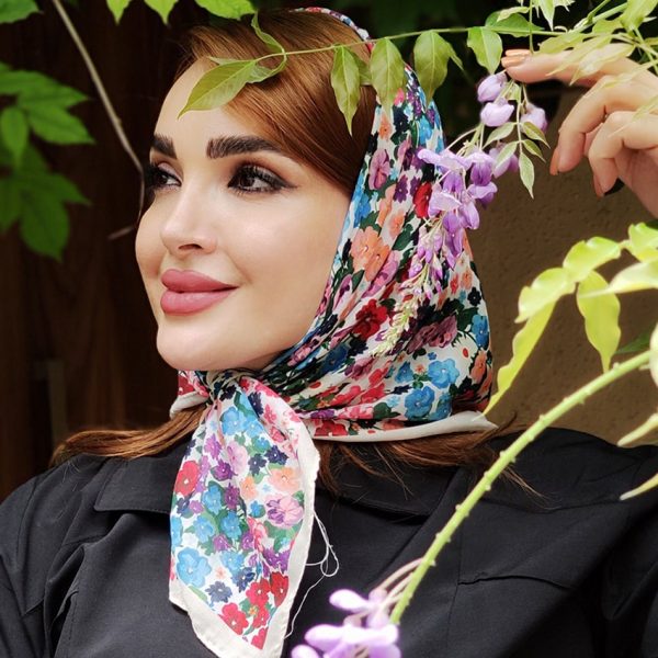 مینی اسکارف گل گلی - مانتو پاتریس رشت